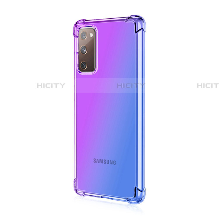 Samsung Galaxy S20 Lite 5G用極薄ソフトケース グラデーション 勾配色 クリア透明 G01 サムスン 
