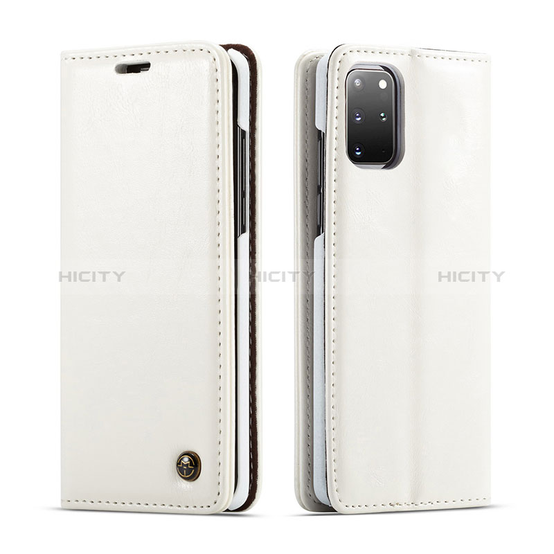 Samsung Galaxy S20 Plus 5G用手帳型 レザーケース スタンド カバー C06S サムスン ホワイト