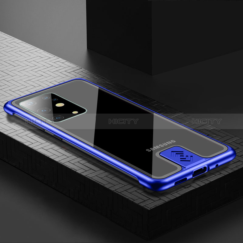 Samsung Galaxy S20 Plus 5G用ケース 高級感 手触り良い アルミメタル 製の金属製 カバー サムスン ネイビー