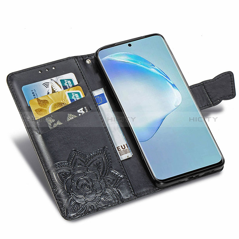 Samsung Galaxy S20 Plus 5G用手帳型 レザーケース スタンド バタフライ 蝶 カバー サムスン 