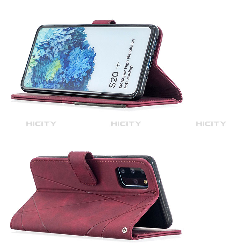 Samsung Galaxy S20 Plus 5G用手帳型 レザーケース スタンド カバー B08F サムスン 