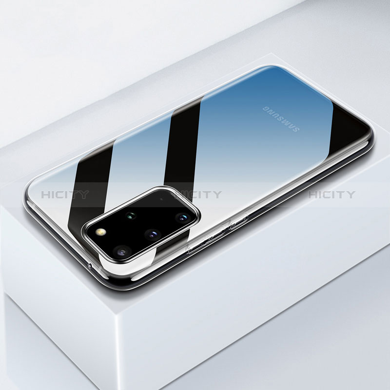 Samsung Galaxy S20 Plus用極薄ソフトケース シリコンケース 耐衝撃 全面保護 クリア透明 T06 サムスン クリア