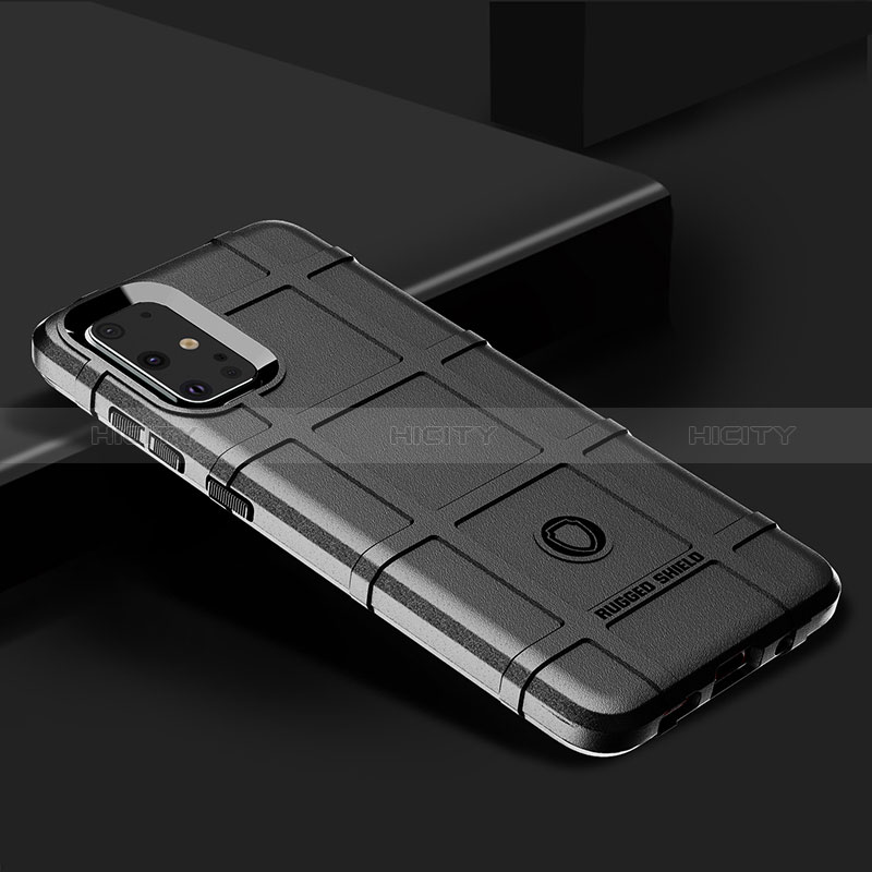 Samsung Galaxy S20 Plus用360度 フルカバー極薄ソフトケース シリコンケース 耐衝撃 全面保護 バンパー J01S サムスン ブラック