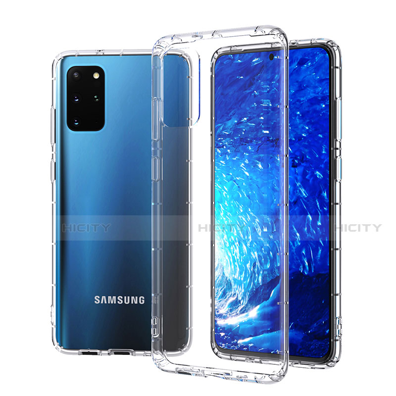 Samsung Galaxy S20 Plus用極薄ソフトケース シリコンケース 耐衝撃 全面保護 クリア透明 T02 サムスン クリア