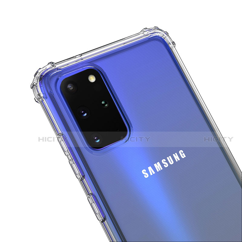 Samsung Galaxy S20 Plus用極薄ソフトケース シリコンケース 耐衝撃 全面保護 クリア透明 カバー サムスン クリア