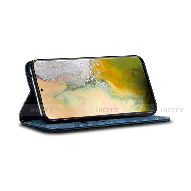 Samsung Galaxy S20 Plus用手帳型 布 スタンド サムスン 