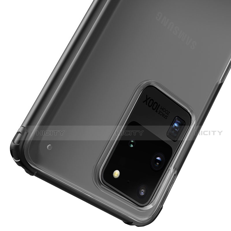 Samsung Galaxy S20 Ultra 5G用極薄ソフトケース シリコンケース 耐衝撃 全面保護 クリア透明 H02 サムスン 