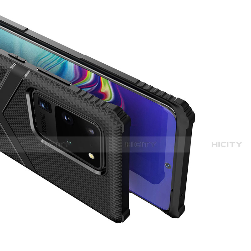Samsung Galaxy S20 Ultra 5G用シリコンケース ソフトタッチラバー ツイル カバー サムスン 
