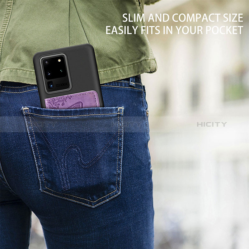 Samsung Galaxy S20 Ultra 5G用極薄ソフトケース シリコンケース 耐衝撃 全面保護 マグネット式 バンパー S11D サムスン 