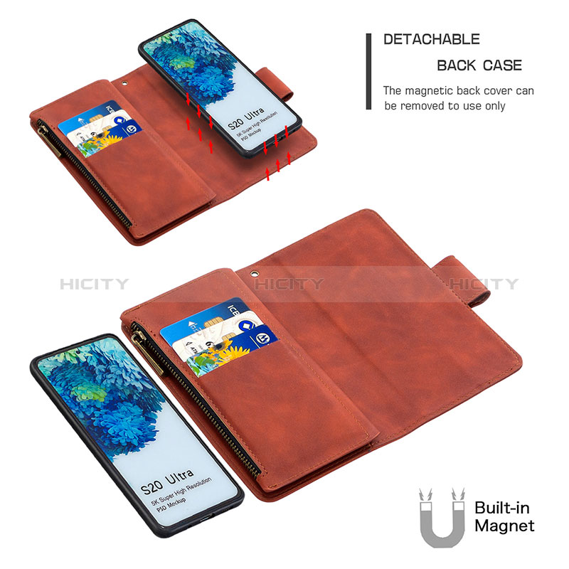 Samsung Galaxy S20 Ultra 5G用手帳型 レザーケース スタンド カバー B09F サムスン 