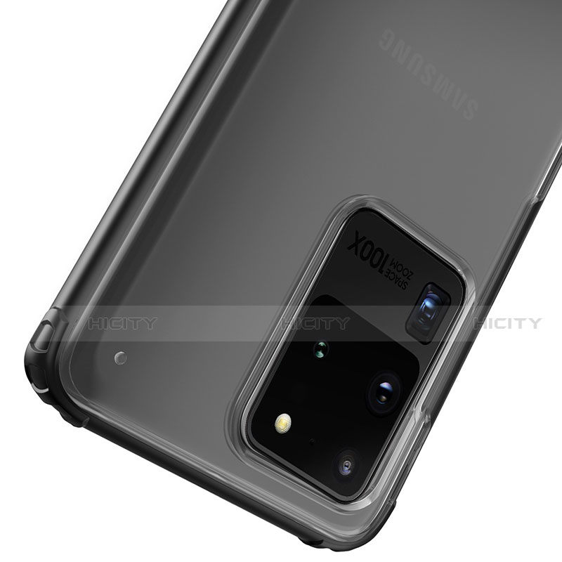 Samsung Galaxy S20 Ultra用極薄ソフトケース シリコンケース 耐衝撃 全面保護 クリア透明 H02 サムスン 