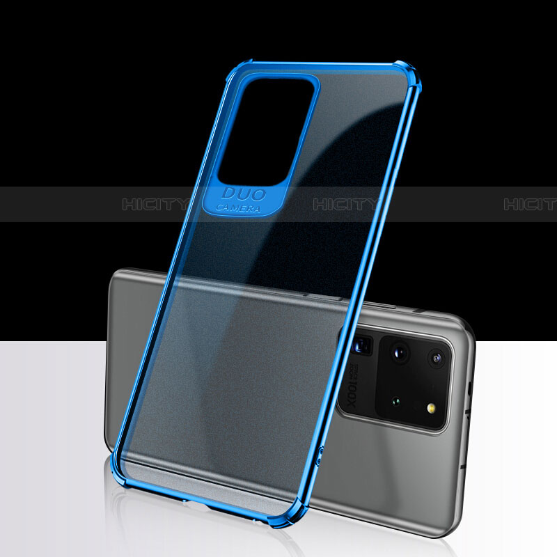 Samsung Galaxy S20 Ultra用極薄ソフトケース シリコンケース 耐衝撃 全面保護 クリア透明 S02 サムスン 