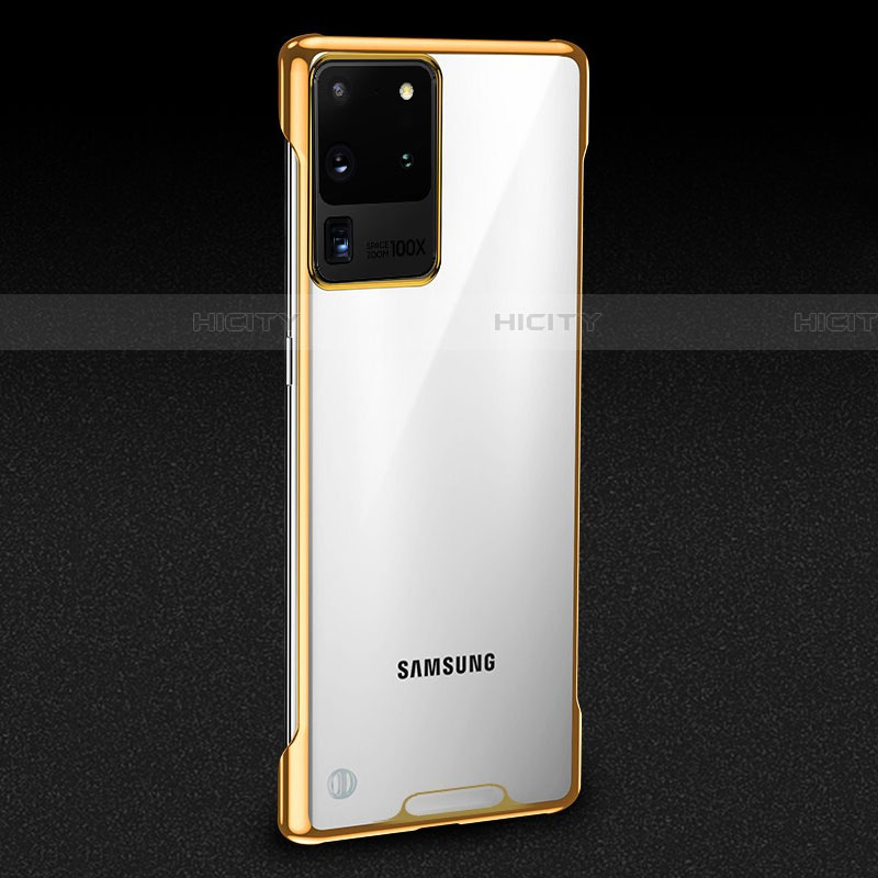 Samsung Galaxy S20 Ultra用ハードカバー クリスタル クリア透明 S01 サムスン 