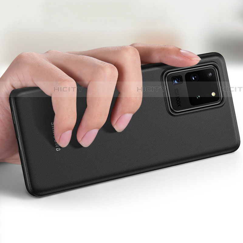 Samsung Galaxy S20 Ultra用極薄ケース クリア透明 プラスチック 質感もマットH01 サムスン 