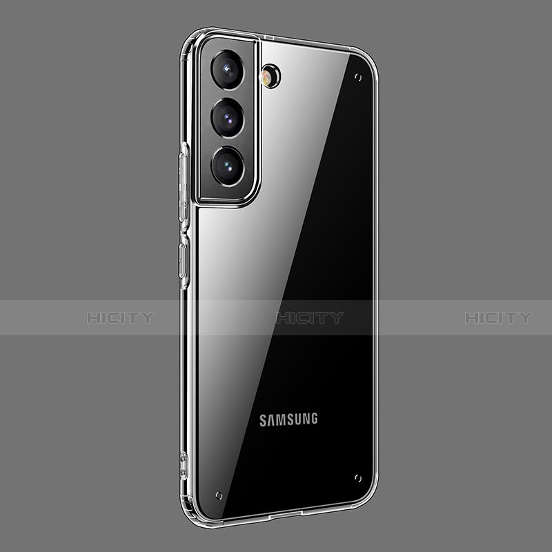 Samsung Galaxy S21 5G用極薄ソフトケース シリコンケース 耐衝撃 全面保護 クリア透明 A01 サムスン クリア