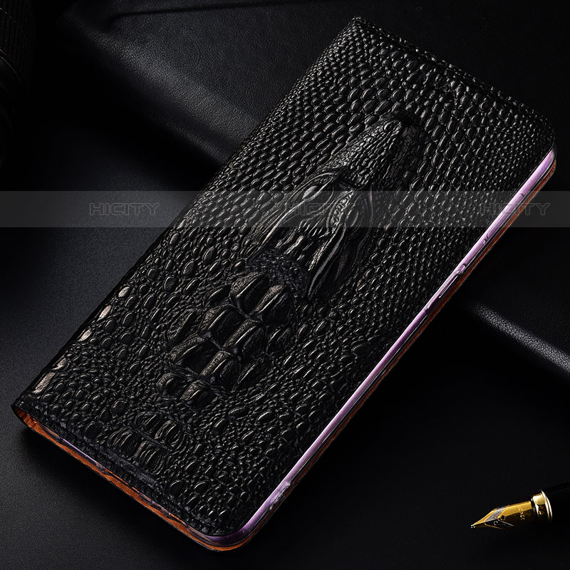 Samsung Galaxy S21 5G用手帳型 レザーケース スタンド カバー H03P サムスン ブラック