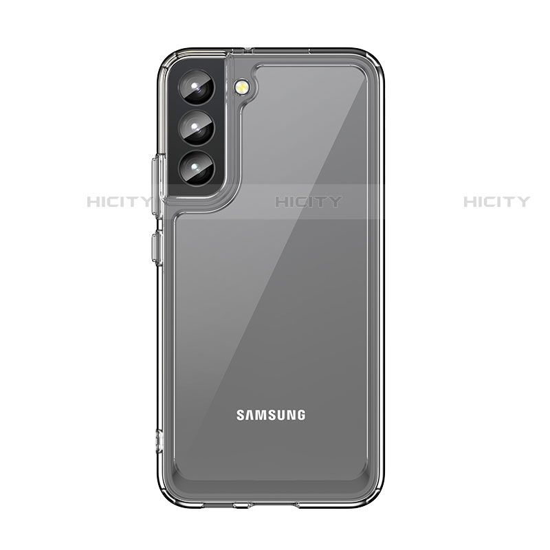 Samsung Galaxy S21 5G用ハイブリットバンパーケース クリア透明 プラスチック カバー M03 サムスン クリア