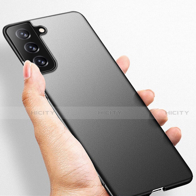 Samsung Galaxy S21 5G用ハードケース プラスチック 質感もマット サムスン ブラック