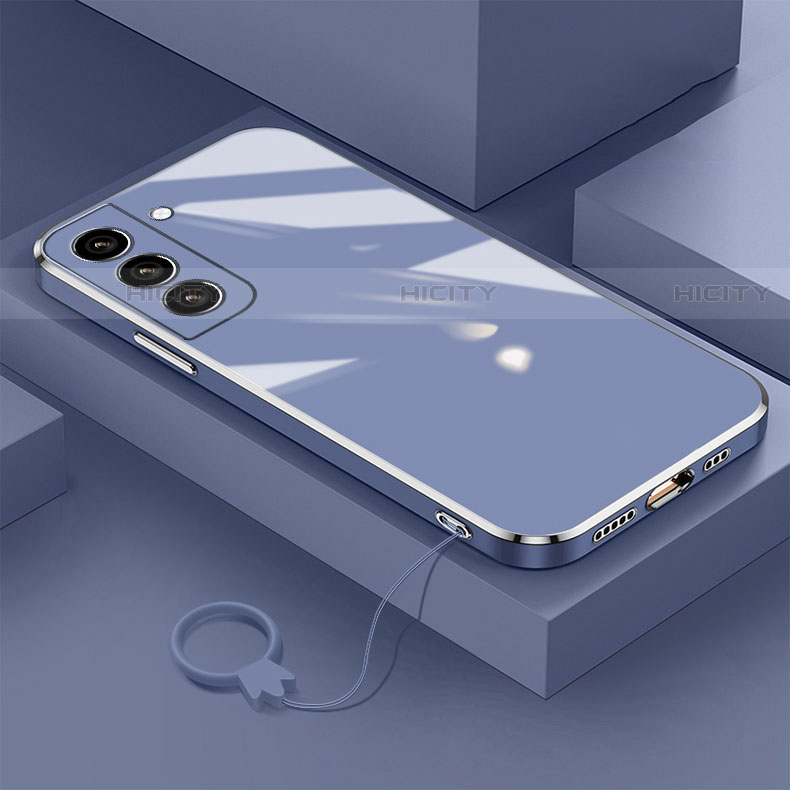 Samsung Galaxy S21 5G用極薄ソフトケース シリコンケース 耐衝撃 全面保護 M01 サムスン ネイビー