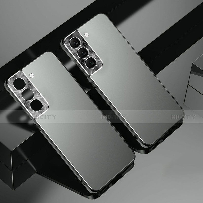 Samsung Galaxy S21 5G用ハードケース プラスチック 質感もマット カバー AT1 サムスン グレー