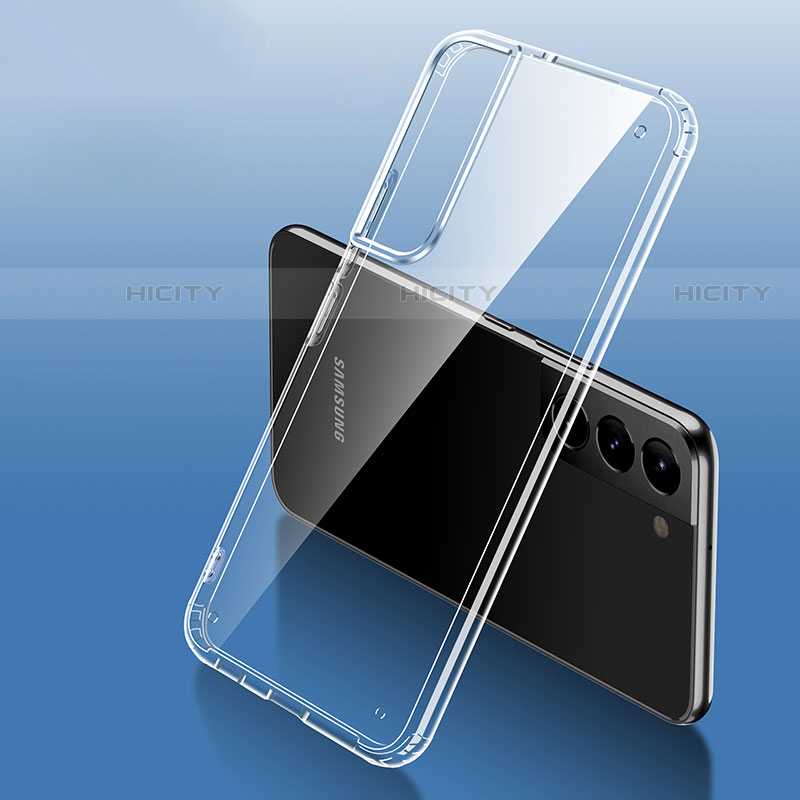Samsung Galaxy S21 5G用極薄ソフトケース シリコンケース 耐衝撃 全面保護 クリア透明 H10 サムスン クリア