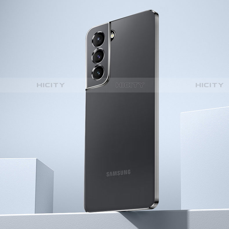 Samsung Galaxy S21 5G用極薄ソフトケース シリコンケース 耐衝撃 全面保護 クリア透明 H07 サムスン 