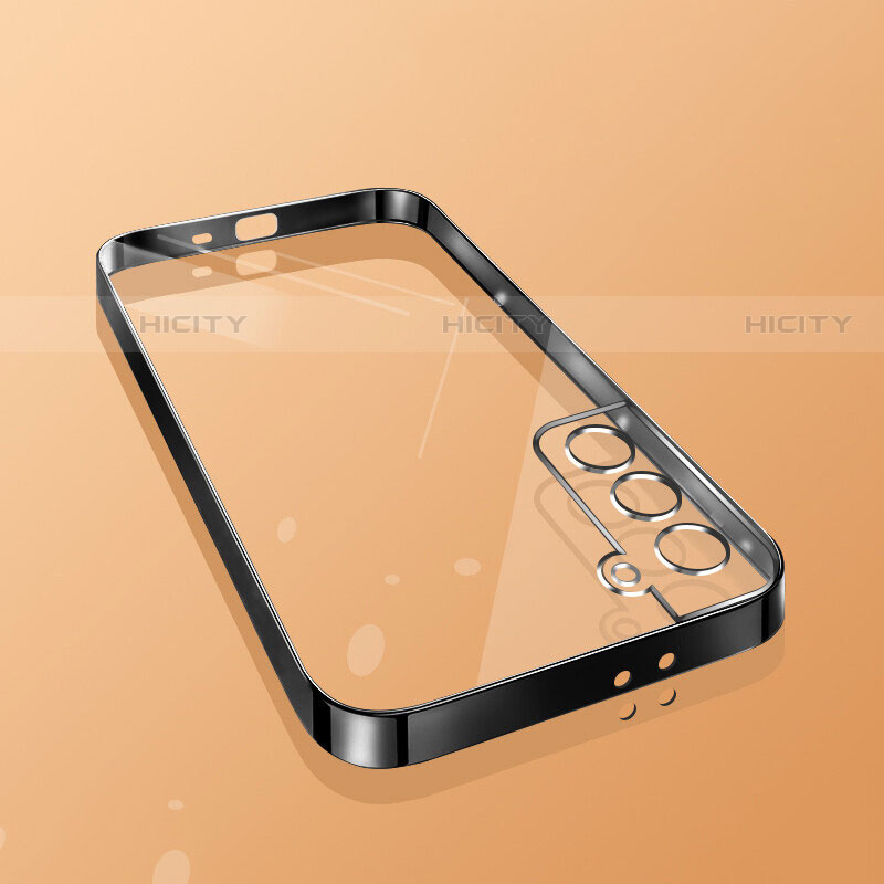 Samsung Galaxy S21 5G用極薄ソフトケース シリコンケース 耐衝撃 全面保護 クリア透明 H07 サムスン 