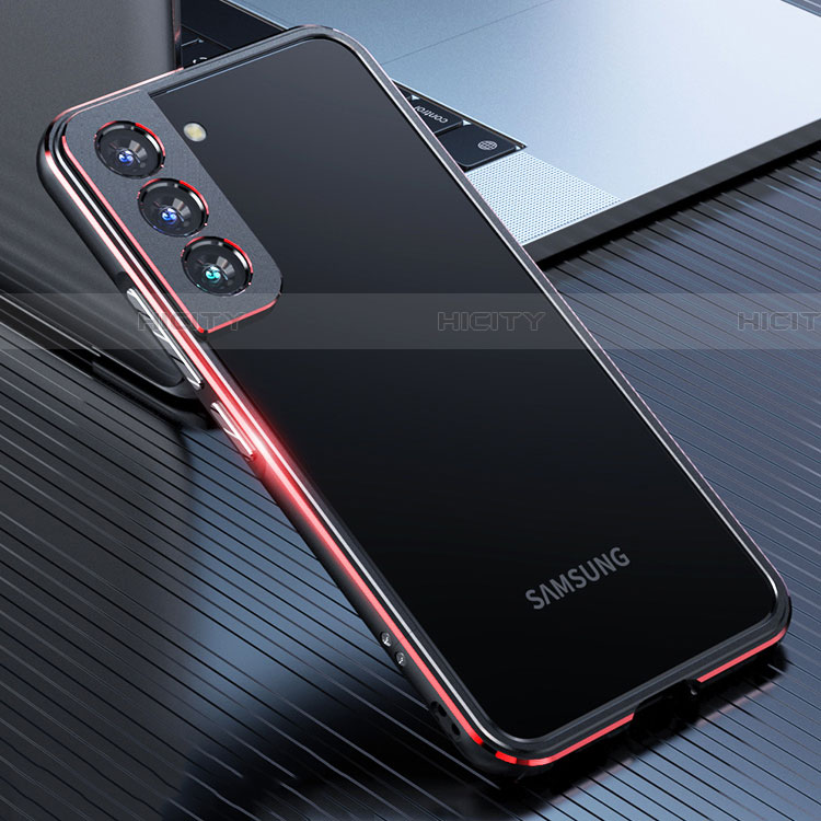 Samsung Galaxy S21 5G用ケース 高級感 手触り良い アルミメタル 製の金属製 バンパー カバー A02 サムスン 