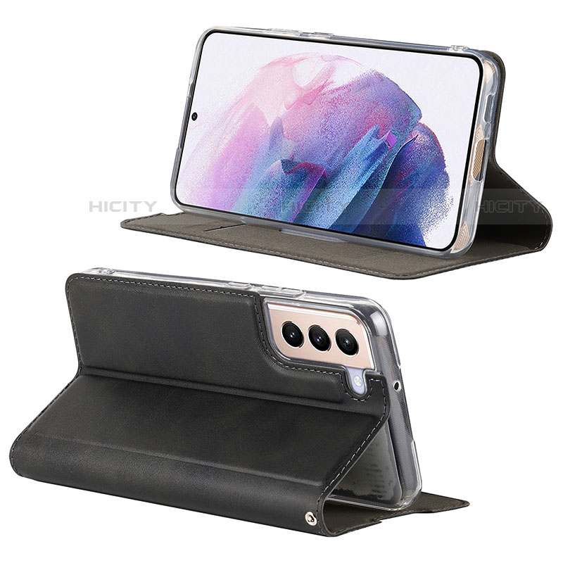 Samsung Galaxy S21 5G用手帳型 レザーケース スタンド カバー T03D サムスン 