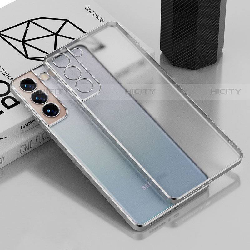 Samsung Galaxy S21 5G用極薄ソフトケース シリコンケース 耐衝撃 全面保護 クリア透明 H04 サムスン 