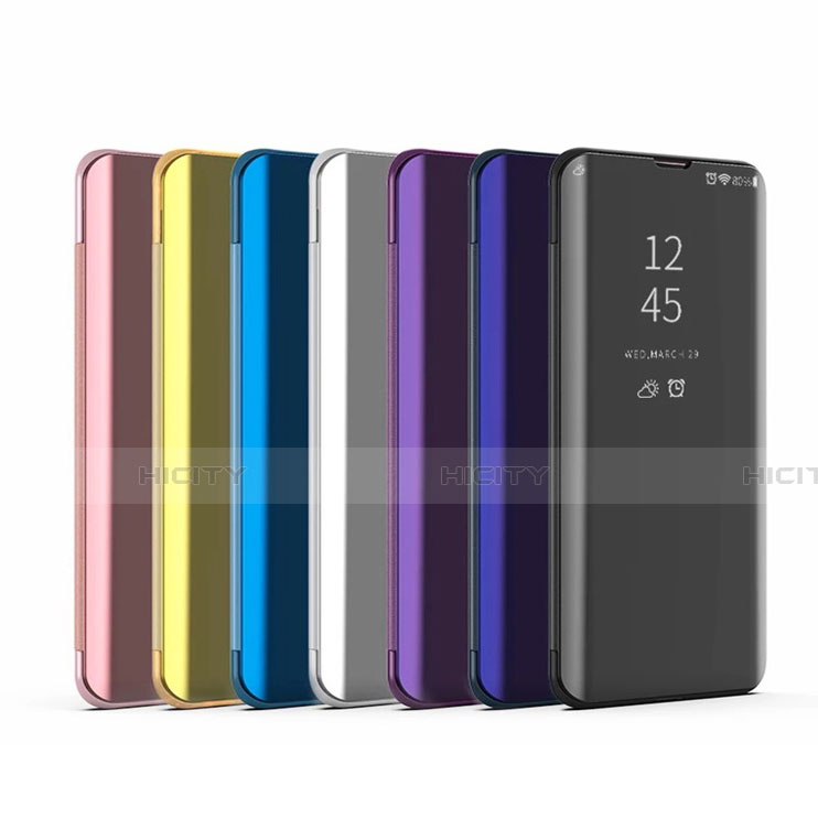 Samsung Galaxy S21 5G用手帳型 レザーケース スタンド 鏡面 カバー L04 サムスン 