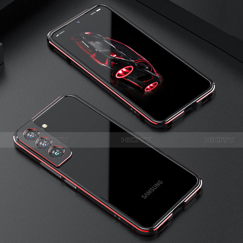 Samsung Galaxy S21 5G用ケース 高級感 手触り良い アルミメタル 製の金属製 バンパー カバー T01 サムスン 