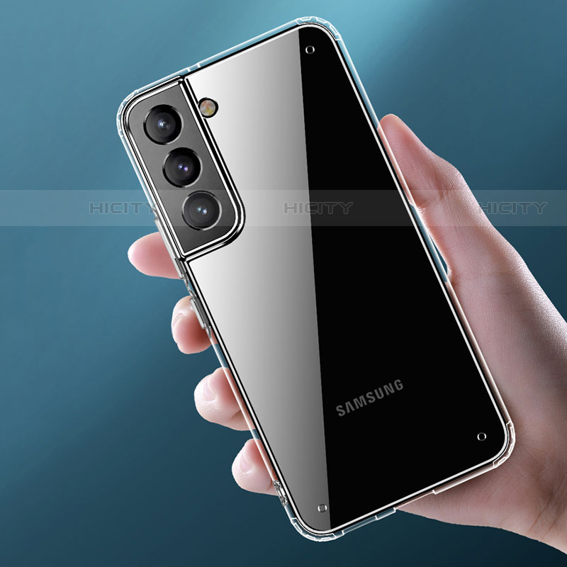 Samsung Galaxy S21 5G用極薄ソフトケース シリコンケース 耐衝撃 全面保護 透明 H10 サムスン 