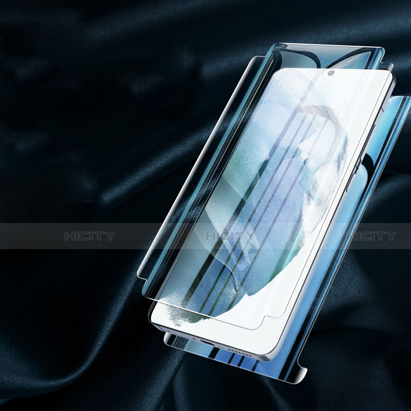 Samsung Galaxy S21 5G用高光沢 液晶保護フィルム 背面保護フィルム同梱 サムスン 