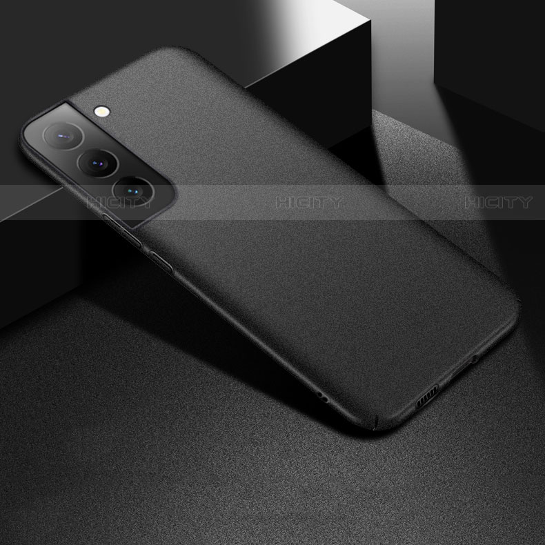 Samsung Galaxy S21 FE 5G用ハードケース プラスチック 質感もマット カバー M06 サムスン ブラック