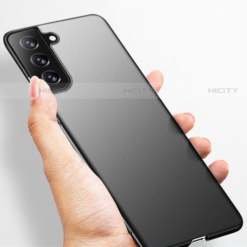 Samsung Galaxy S21 FE 5G用ハードケース プラスチック 質感もマット サムスン ブラック