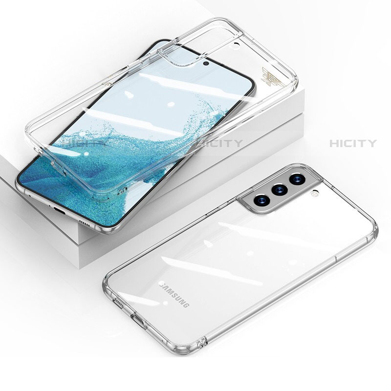 Samsung Galaxy S21 FE 5G用極薄ソフトケース シリコンケース 耐衝撃 全面保護 クリア透明 T04 サムスン クリア