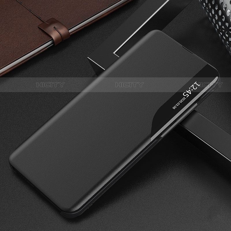 Samsung Galaxy S21 FE 5G用手帳型 レザーケース スタンド カバー L04 サムスン ブラック