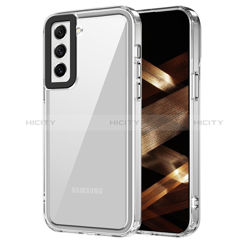 Samsung Galaxy S21 FE 5G用ハイブリットバンパーケース クリア透明 プラスチック カバー AC1 サムスン クリア
