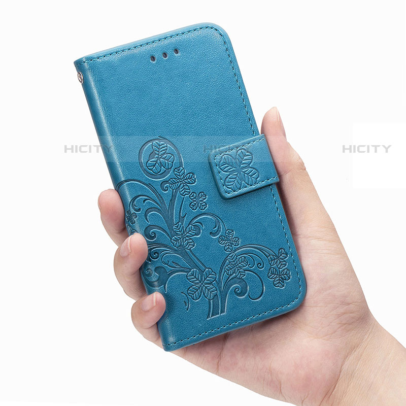 Samsung Galaxy S21 FE 5G用手帳型 レザーケース スタンド 花 カバー サムスン 