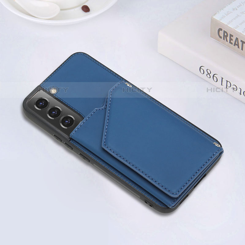 Samsung Galaxy S21 FE 5G用ケース 高級感 手触り良いレザー柄 Y02B サムスン 