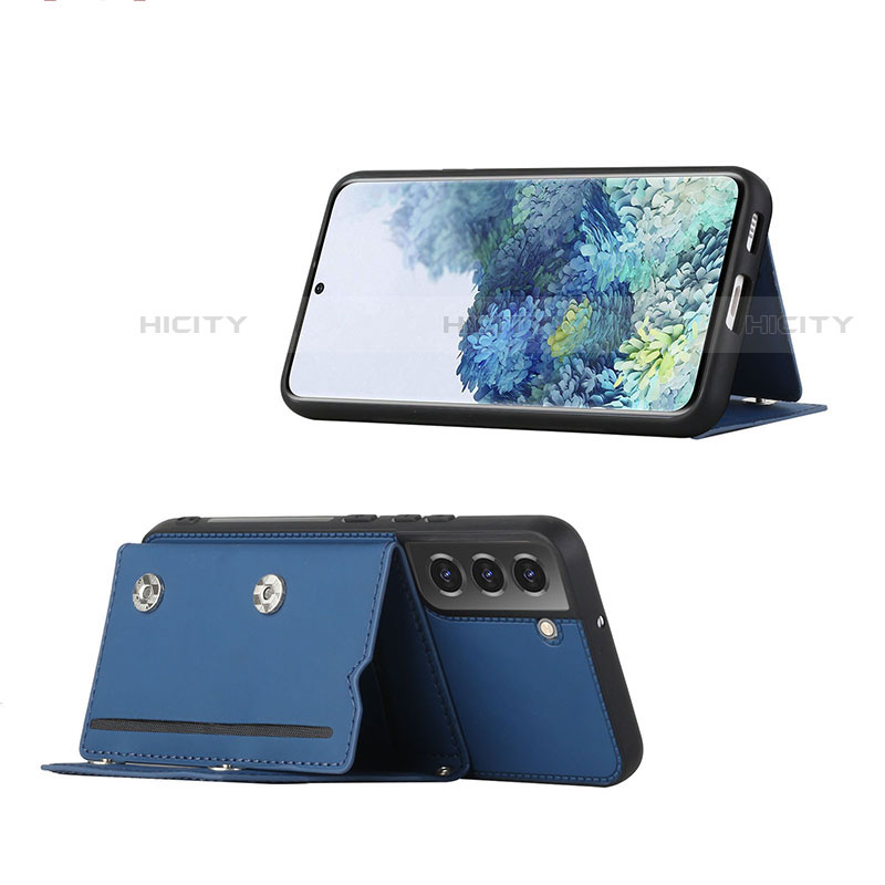 Samsung Galaxy S21 FE 5G用ケース 高級感 手触り良いレザー柄 Y02B サムスン 