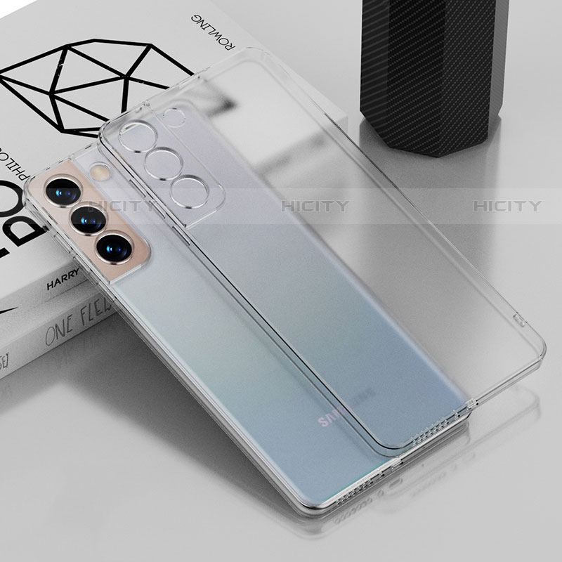 Samsung Galaxy S21 FE 5G用極薄ソフトケース シリコンケース 耐衝撃 全面保護 クリア透明 H04 サムスン 