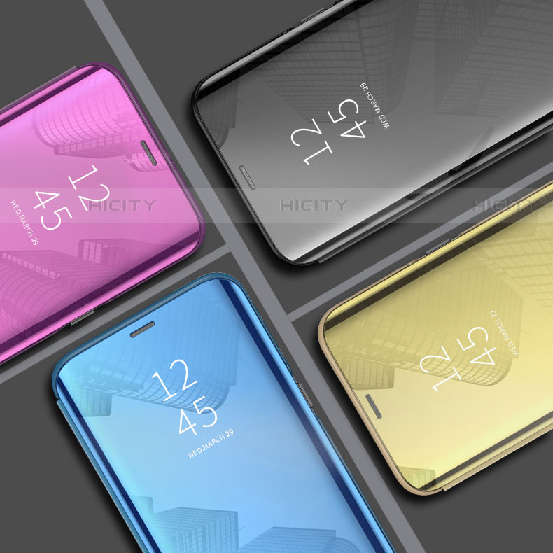 Samsung Galaxy S21 FE 5G用手帳型 レザーケース スタンド 鏡面 カバー L04 サムスン 