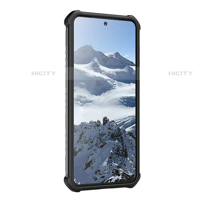 Samsung Galaxy S21 FE 5G用360度 フルカバー ハイブリットバンパーケース クリア透明 プラスチック カバー M06 サムスン 