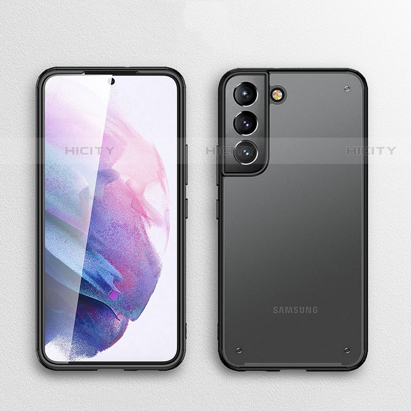 Samsung Galaxy S21 FE 5G用ハイブリットバンパーケース 透明 プラスチック カバー M02 サムスン 