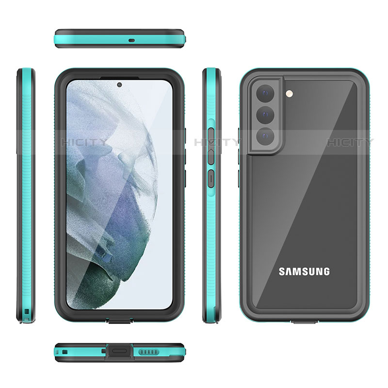 Samsung Galaxy S21 FE 5G用完全防水ケース ハイブリットバンパーカバー 高級感 手触り良い 360度 サムスン 