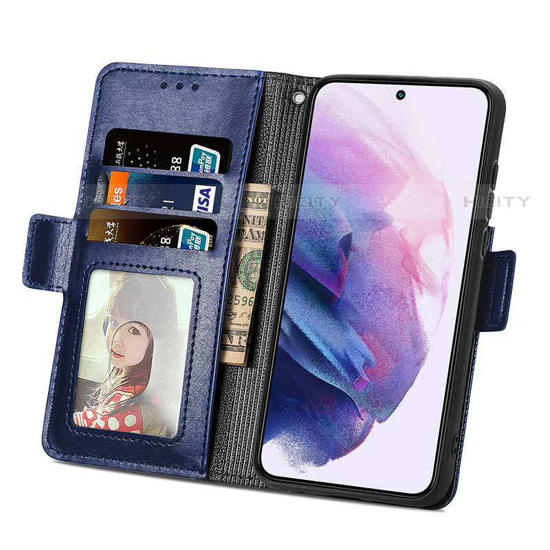 Samsung Galaxy S21 FE 5G用手帳型 レザーケース スタンド カバー S06D サムスン 