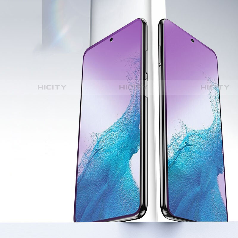 Samsung Galaxy S21 FE 5G用アンチグレア ブルーライト 強化ガラス 液晶保護フィルム B02 サムスン クリア
