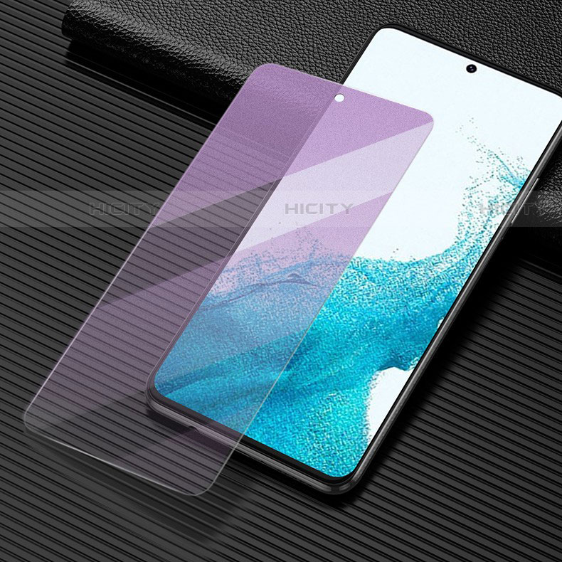 Samsung Galaxy S21 FE 5G用アンチグレア ブルーライト 強化ガラス 液晶保護フィルム B01 サムスン クリア